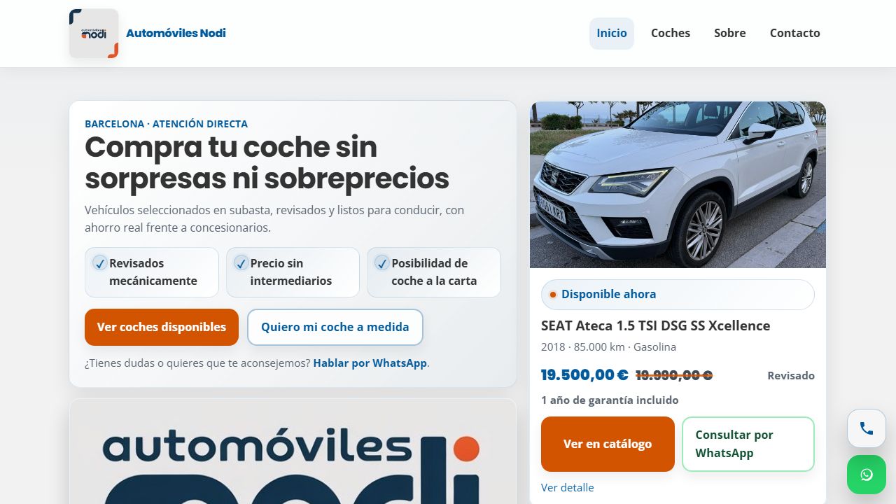Preview de Automóviles Nodi